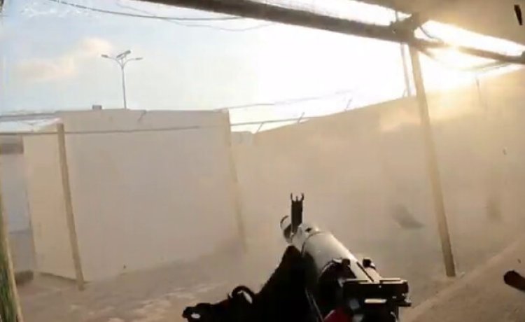 קיבוץ ארז ב- 7 באוקטובר (צילום: השימוש בתמונה נעשה על פי סעיף 27א)