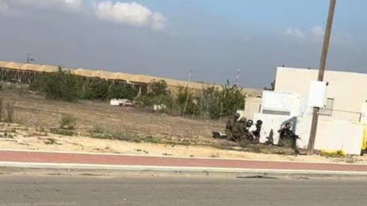 גבורת יחידים בפרי גן: לוחמי שלומית עצרו את חדירת המחבלים חברי כיתת הכוננות לפני הסתערות (צילום: השימוש בתמונה נעשה על פי סעיף 27א)