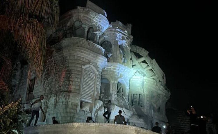 זירת הפגיעה הישירה בטמרה  (צילום: השימוש בתמונה נעשה על פי סעיף 27א)