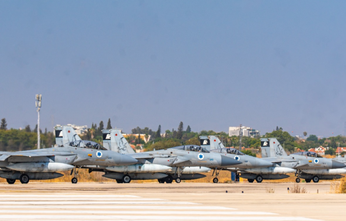 חיל האוויר תקף מספר אתרים ועשרות משגרים של טילי קרקע-קרקע