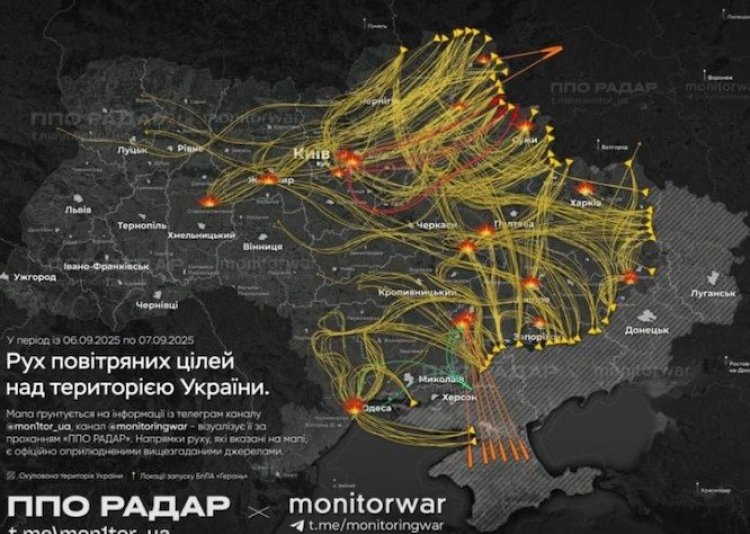  מתקפה נרחבת של טילים ורחפנים רוסיים הכתה בלב קייב