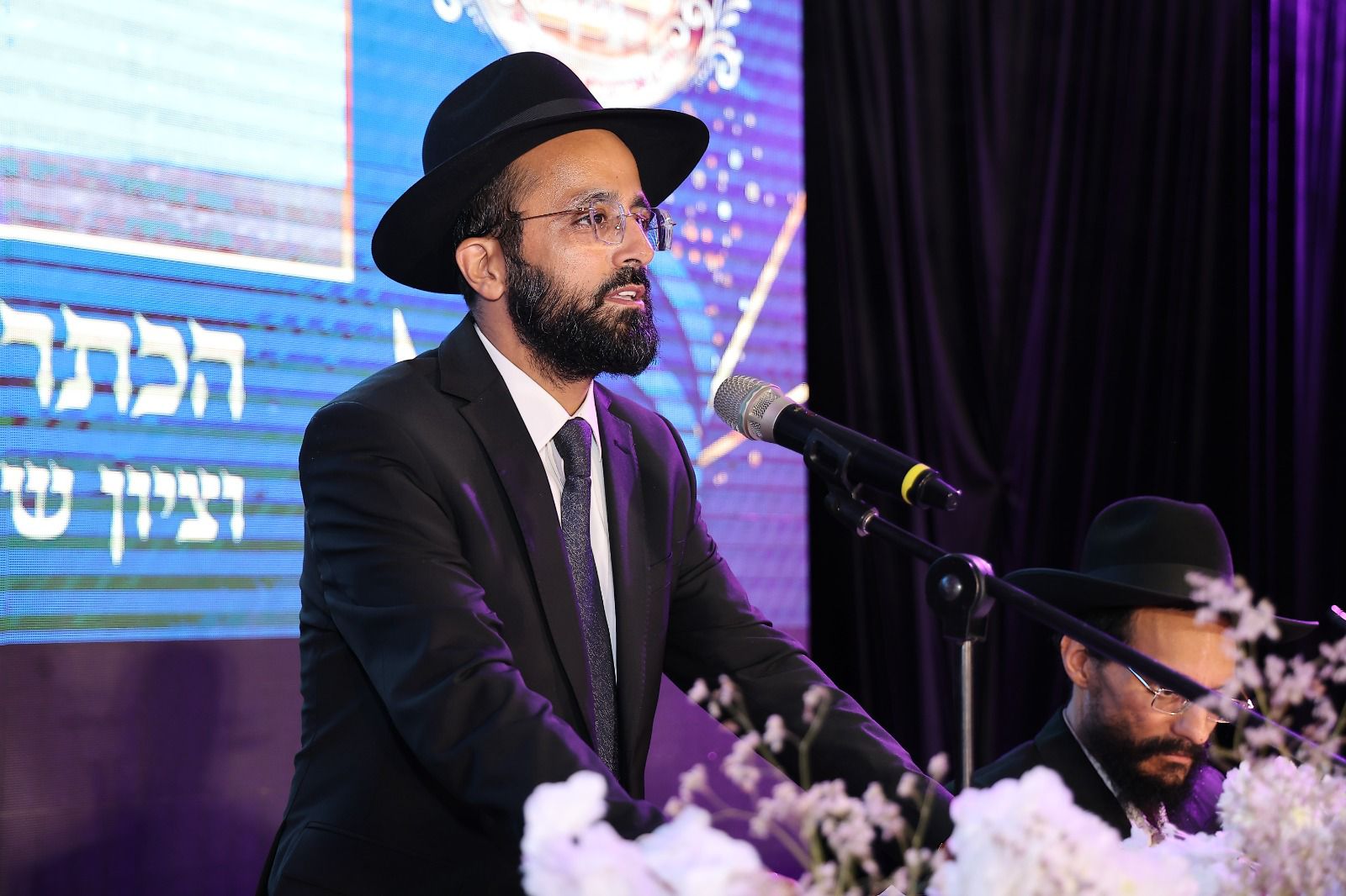 מעמד הכתרת הגאון הגדול הגר"י משדי שליט"א לרב קהילת "היכל השם" פרדס כץ (צילום: נועם אליהו)