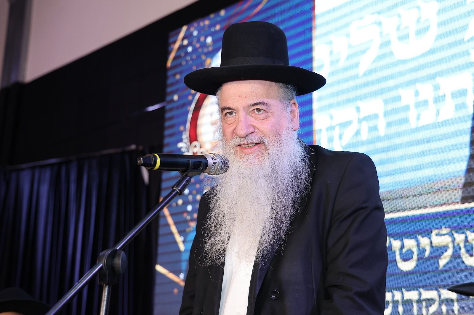 מעמד הכתרת הגאון הגדול הגר"י משדי שליט"א לרב קהילת "היכל השם" פרדס כץ (צילום: נועם אליהו)