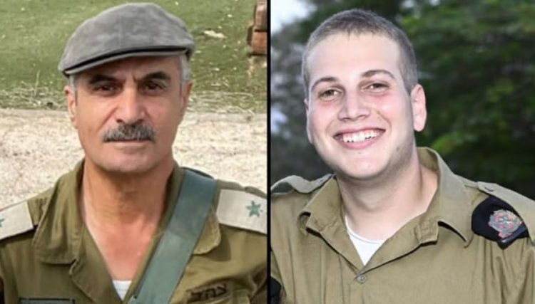 סמל אורן הרשקו ז"ל וסא"ל (במיל') יצחק הרוש ז"ל (צילום: דובר צה"ל)