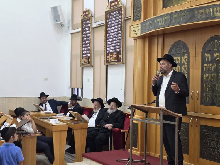 ילדי יבנה מרעידים את השמיים בסליחות מרגשות