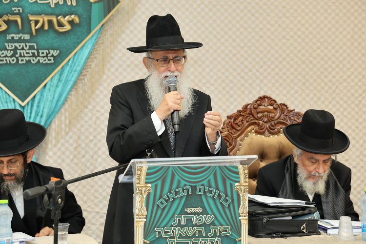 מעמד הקבלת פני רבו למרן עמוד ההוראה הגאון הגדול הרב יצחק רצאבי שליט"א, שע"י מוסדות נתיבות מהרי"ץ מעמד הקבלת פני רבו למרן עמוד ההוראה הגאון הגדול הרב יצחק רצאבי שליט"א, שע"י מוסדות נתיבות מהרי"ץ