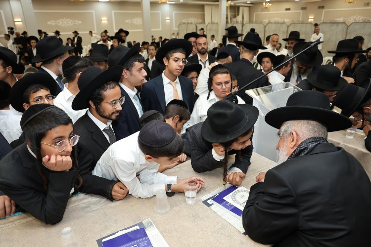 מעמד הקבלת פני רבו למרן עמוד ההוראה הגאון הגדול הרב יצחק רצאבי שליט"א, שע"י מוסדות נתיבות מהרי"ץ מעמד הקבלת פני רבו למרן עמוד ההוראה הגאון הגדול הרב יצחק רצאבי שליט"א, שע"י מוסדות נתיבות מהרי"ץ