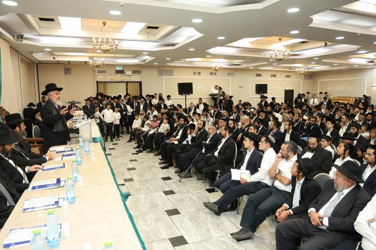 מעמד הקבלת פני רבו למרן עמוד ההוראה הגאון הגדול הרב יצחק רצאבי שליט"א, שע"י מוסדות נתיבות מהרי"ץ מעמד הקבלת פני רבו למרן עמוד ההוראה הגאון הגדול הרב יצחק רצאבי שליט"א, שע"י מוסדות נתיבות מהרי"ץ