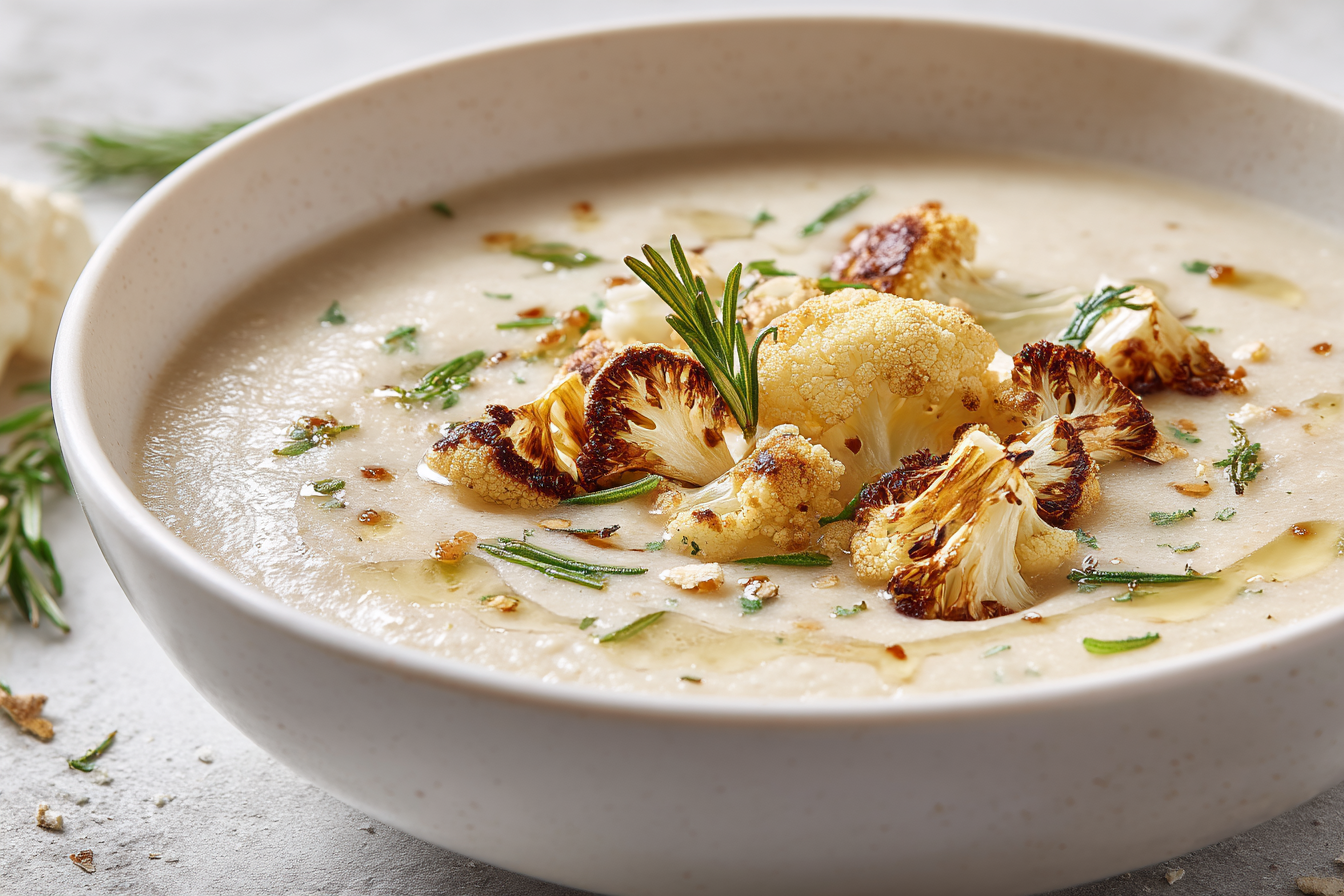 מרק כרובית שמנתי שכולם אוהבים