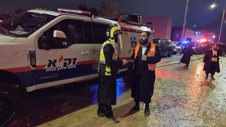 אחרי לילה קשה בערד: עשרות פצועים מפגיעת הטיל עדיין בבתי החולים זירת הפגיעה בערד (צילום: זק"א)