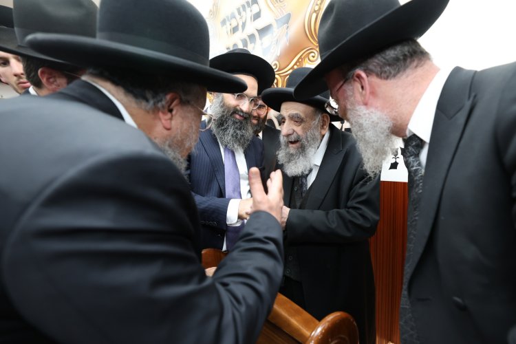 מעמד הסיומים בישיבת תורת אברהם (צילום יעקב כהן)