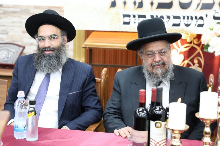 מעמד הסיומים בישיבת תורת אברהם (צילום יעקב כהן)