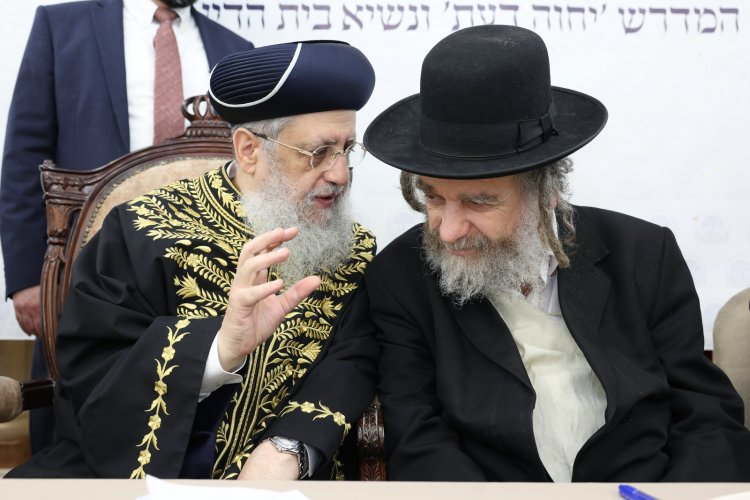 במודיעין עלית התכנסו לייסד כולל חדש במעמד גדולי התורה (צילום יעקב כהן)