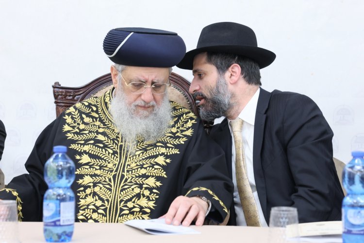 במודיעין עלית התכנסו לייסד כולל חדש במעמד גדולי התורה (צילום יעקב כהן)