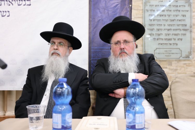 במודיעין עלית התכנסו לייסד כולל חדש במעמד גדולי התורה (צילום יעקב כהן)