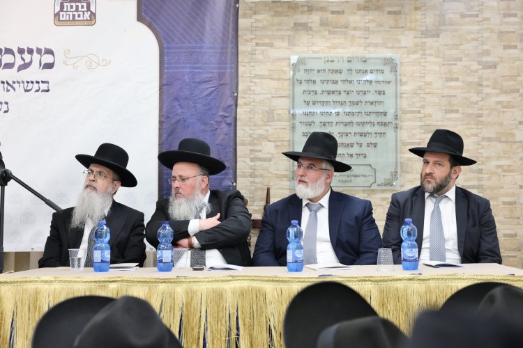 במודיעין עלית התכנסו לייסד כולל חדש במעמד גדולי התורה (צילום יעקב כהן)