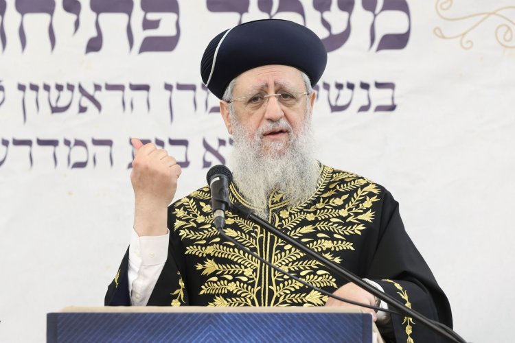 במודיעין עלית התכנסו לייסד כולל חדש במעמד גדולי התורה (צילום יעקב כהן)