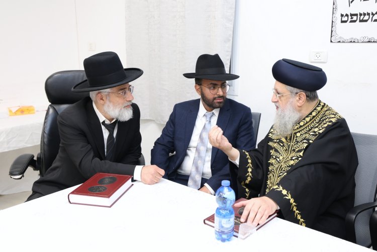 במודיעין עלית התכנסו לייסד כולל חדש במעמד גדולי התורה (צילום יעקב כהן)