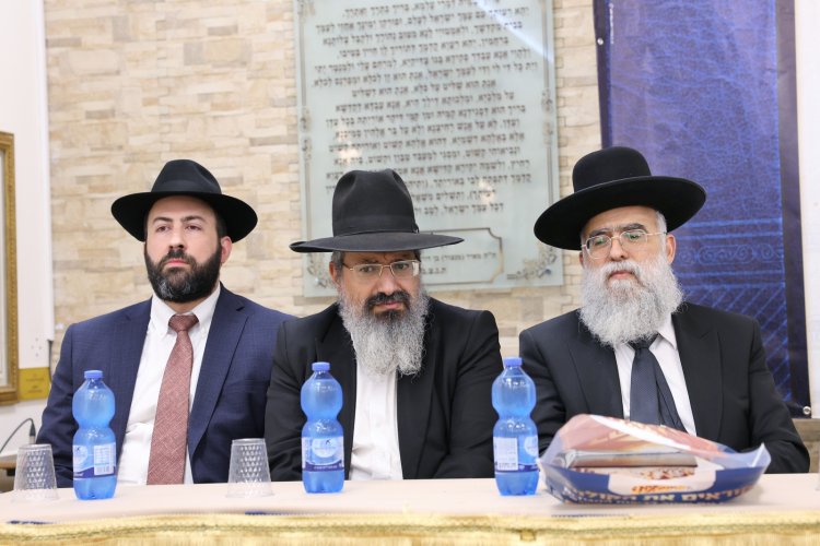 במודיעין עלית התכנסו לייסד כולל חדש במעמד גדולי התורה (צילום יעקב כהן)