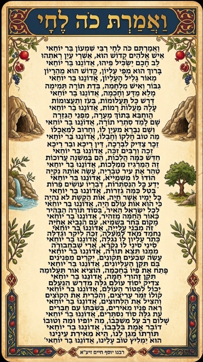הפיוט "ואמרתם כה לחי"