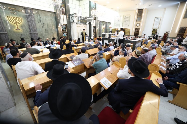 מעמד פתיחת סניף לכולל "ברכת אברהם" במעלה אדומים (צילום: יעקב כהן) מעמד פתיחת סניף לכולל "ברכת אברהם" במעלה אדומים (צילום: יעקב כהן)