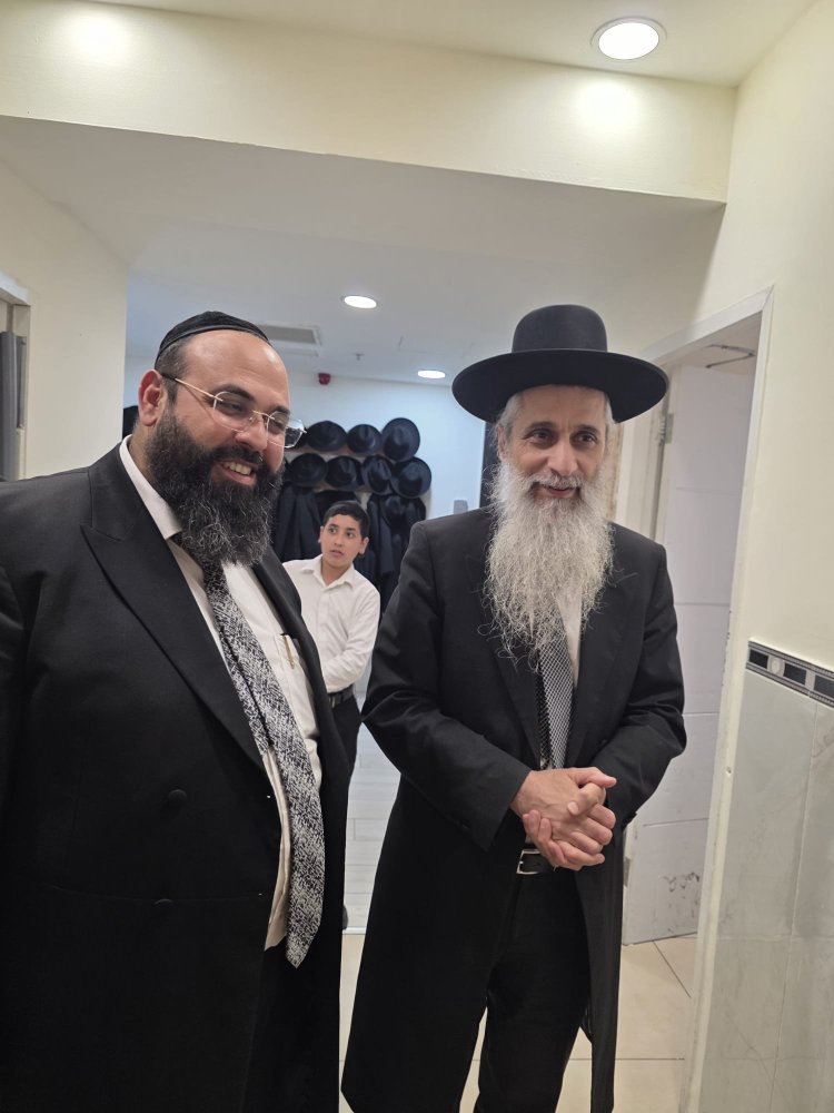 ישיבת "היכל ברוך" (באדיבות המצלם) התרוממות רוח בישיבת ''היכל ברוך'': הגר''ח כהן עמד מקרוב על ידיעות התלמידים