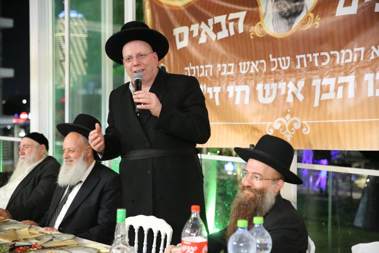 רבנים ואישי ציבור בהילולת ה"בן איש חי" בבני ברק רבנים ואישי ציבור בהילולת ה"בן איש חי" בבני ברק