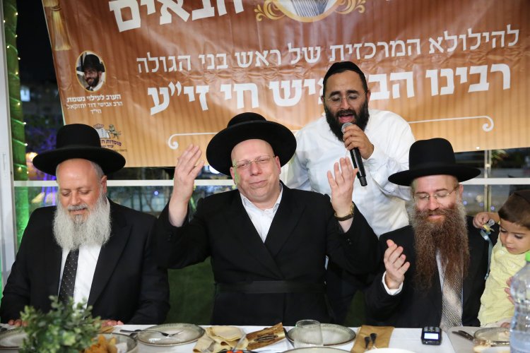 רבנים ואישי ציבור בהילולת ה"בן איש חי" בבני ברק רבנים ואישי ציבור בהילולת ה"בן איש חי" בבני ברק