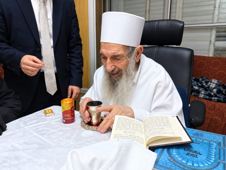 כמלאך ה' צבאות: חכם ניסים בן שמעון במוצאי כיפור כמלאך ה' צבאות: חכם ניסים בן שמעון במוצאי כיפור