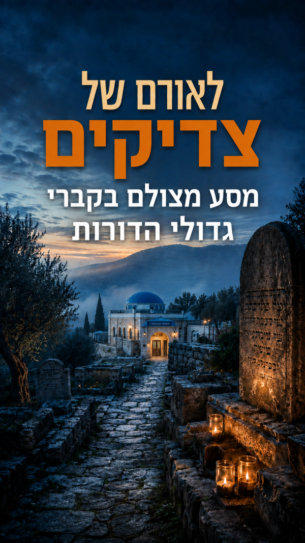 לאורם של צדיקים